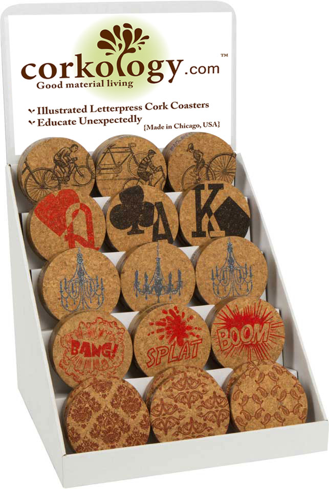 Coaster counter top display