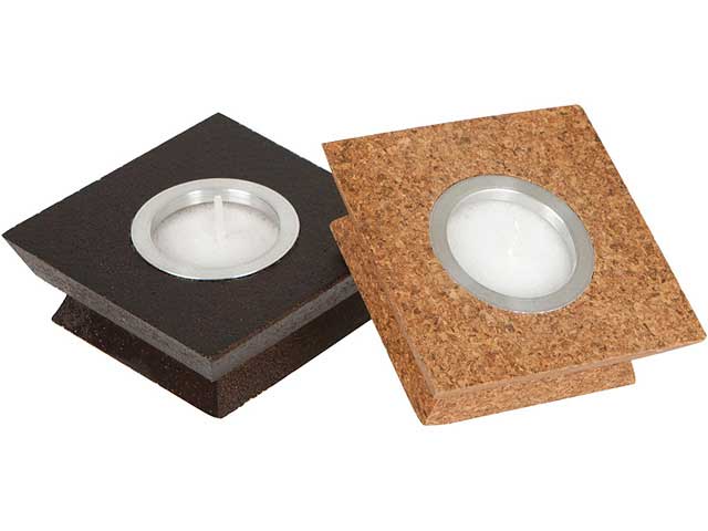 Cork Single Tea Light Candle Holder