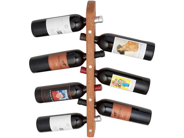Cork 7 bottle Wine Rack
